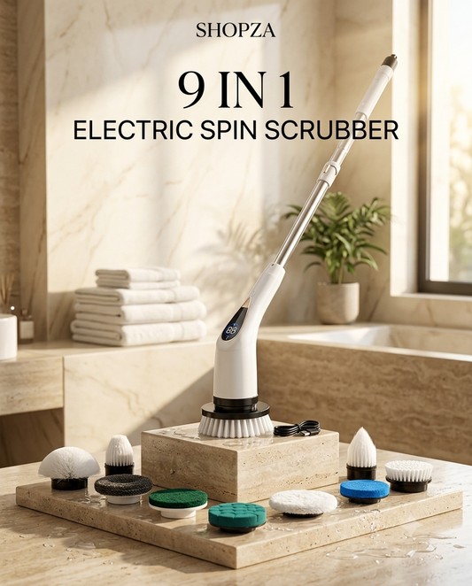 9 in 1 Electric Spin Scrubber