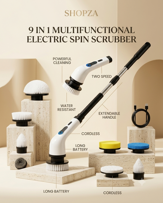 9 in 1 Electric Spin Scrubber